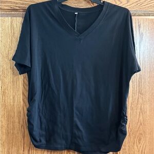 Black V-Neck T-Shirt